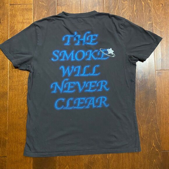 Hollister x Pop Smoke Memorial Rap Rapper Tee Washed Black Men's Size Large - Picture 5 of 8